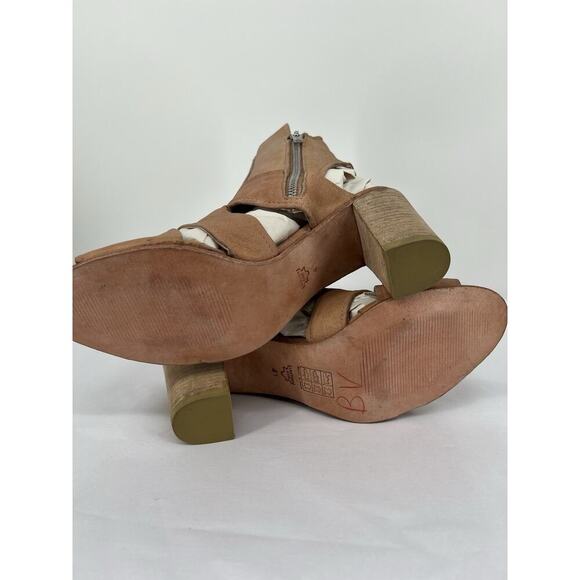 Free People Effie Block Heel Leather Ankle Boots, Women’s Size EU 41 US 10 - Picture 11 of 16